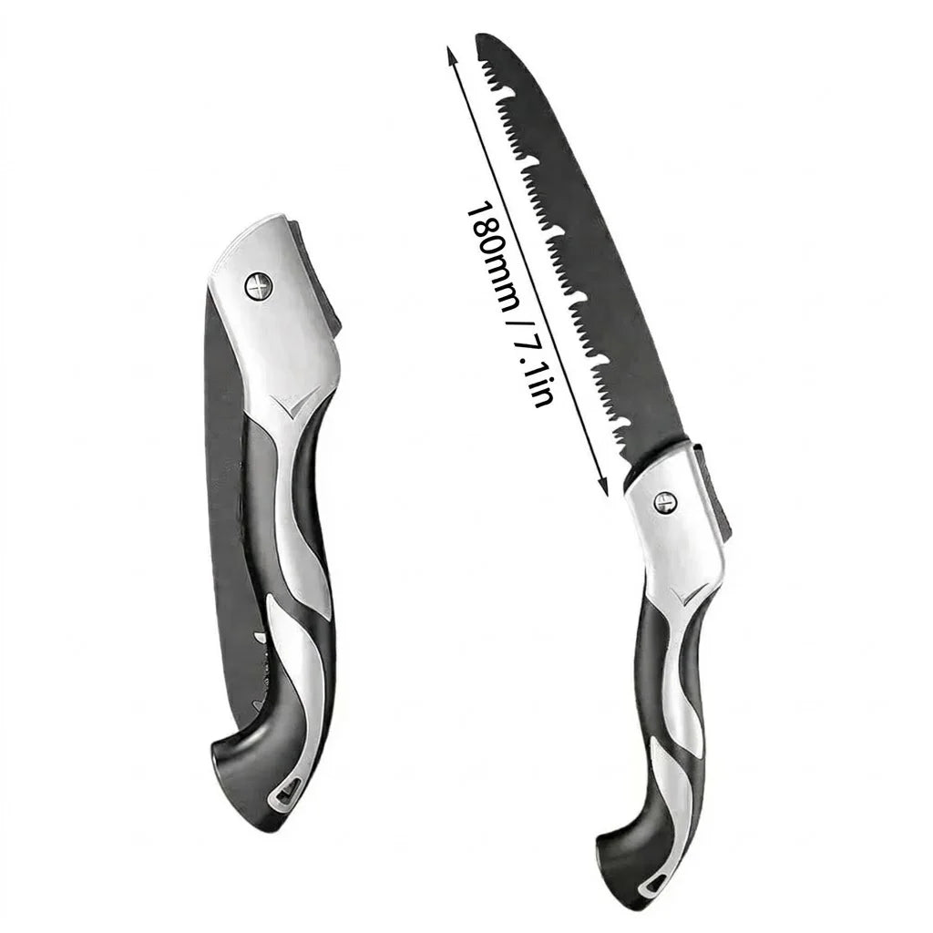 Folding Hand Saw, Multifunctional Outdoor Logging Woodworking Portable Saw, Garden Pruner for Tree Trimming, Gardening Tool