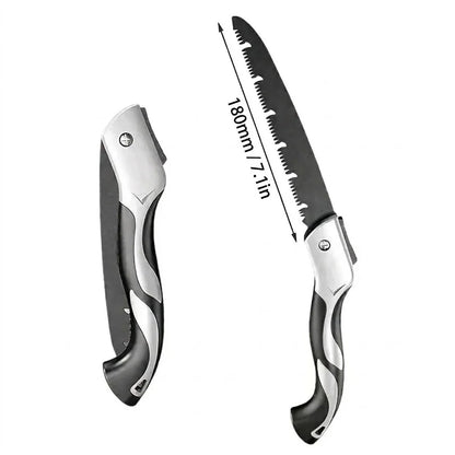Folding Hand Saw, Multifunctional Outdoor Logging Woodworking Portable Saw, Garden Pruner for Tree Trimming, Gardening Tool
