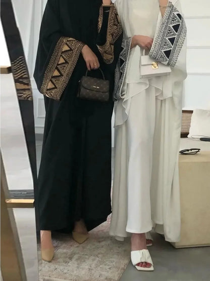 Morocco Kaftan Abayas Eid Muslim Abaya for Women Dubai Dresses Jalabiya Embroidery Ramadan Islam Vestidos Arab Long Robe 2026