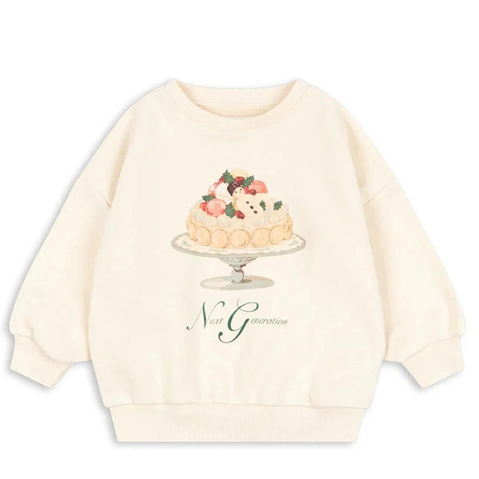 Hoodies Mother Kids 2025 New Autumn Winter Baby Boys Girls Cartoon T Shirts Hooded Sweatshirts Pants Korean Children&