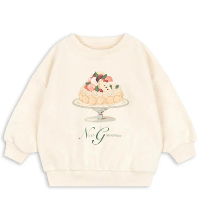 Hoodies Mother Kids 2025 New Autumn Winter Baby Boys Girls Cartoon T Shirts Hooded Sweatshirts Pants Korean Children&