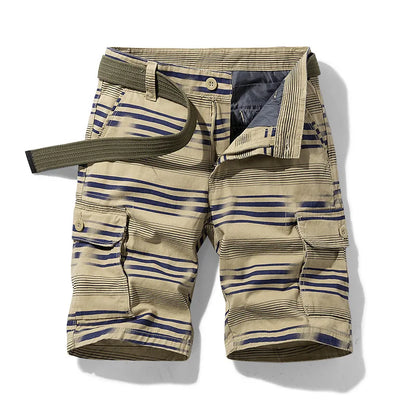 Men Shorts 2023 Fashion Plaid Beach Shorts Mens Casual Camo Camouflage Shorts Military Short Pants Male Bermuda Cargo Overalls
