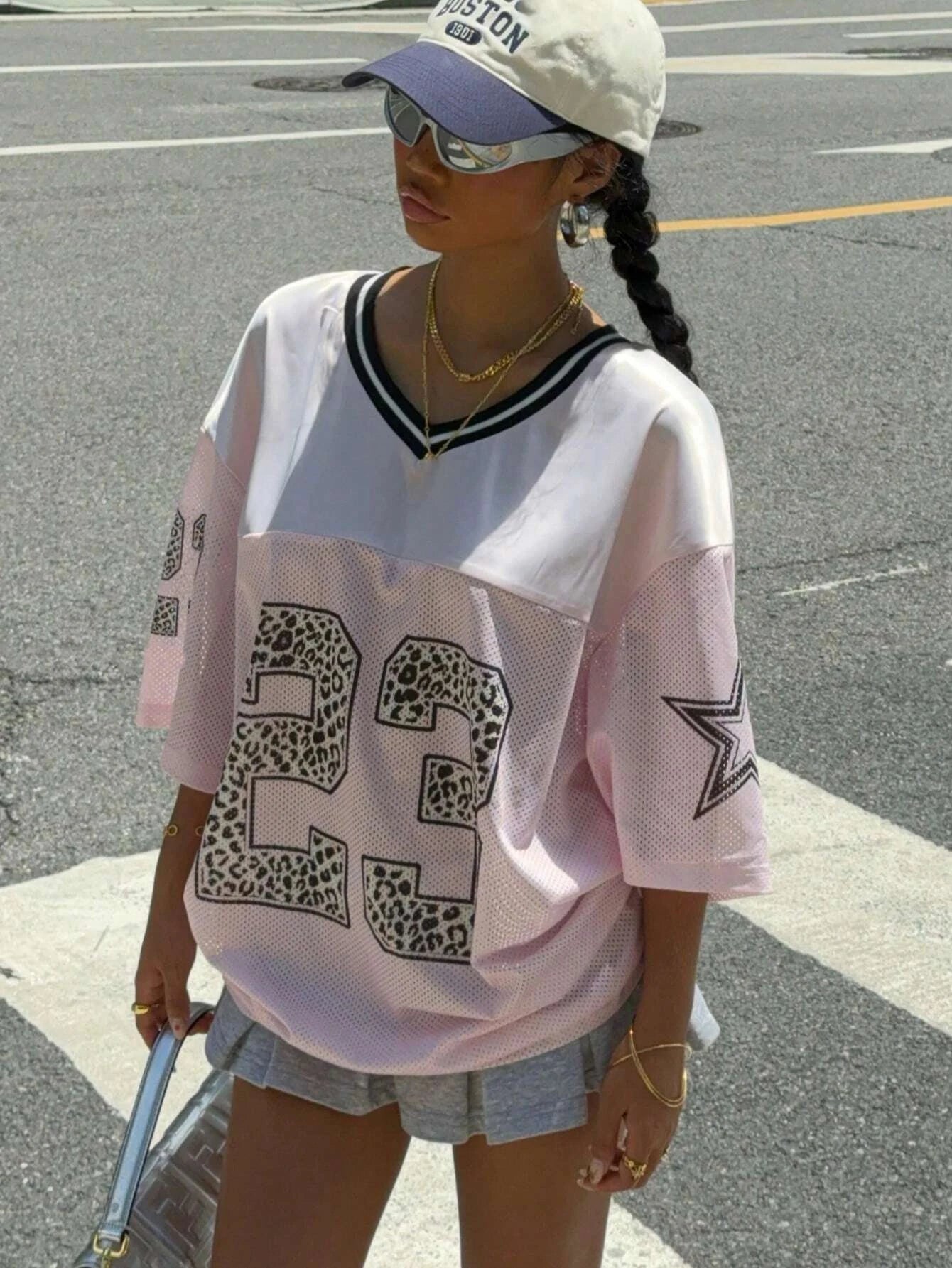 2025 New Sports Jersey Women Printed T-Shirt NO.23 Basketball Jerseys Streetwear Couple Same Style Oversized Men Woman Clothing