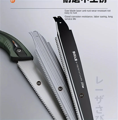 Compact Hand Saw，Sharp SK5 Steel Blade，Durable Gardening Tool，Achieve Efficient Cutting，Wood Cutting Tools，