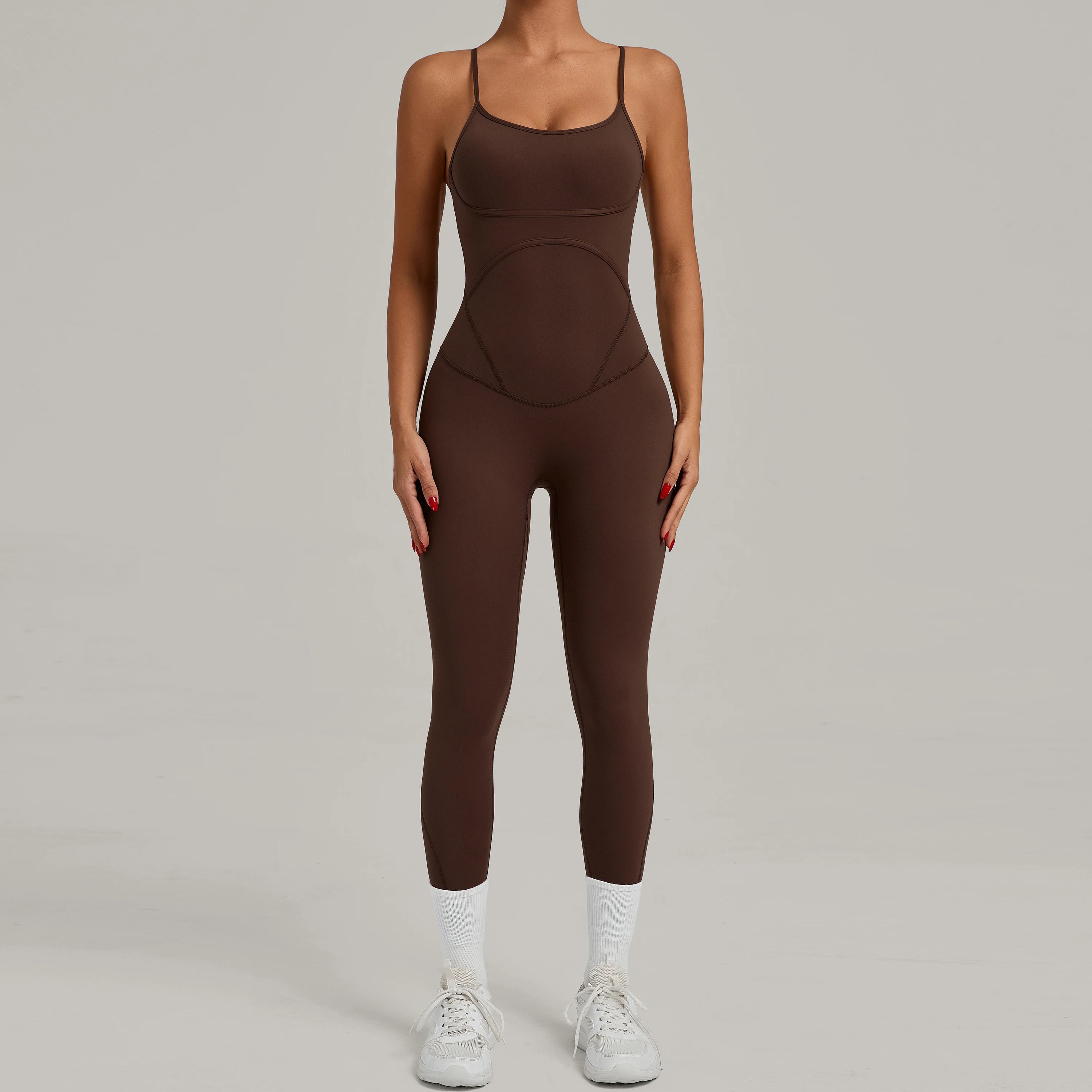 Padded One-Piece Yoga Clothes Sportswear Women&