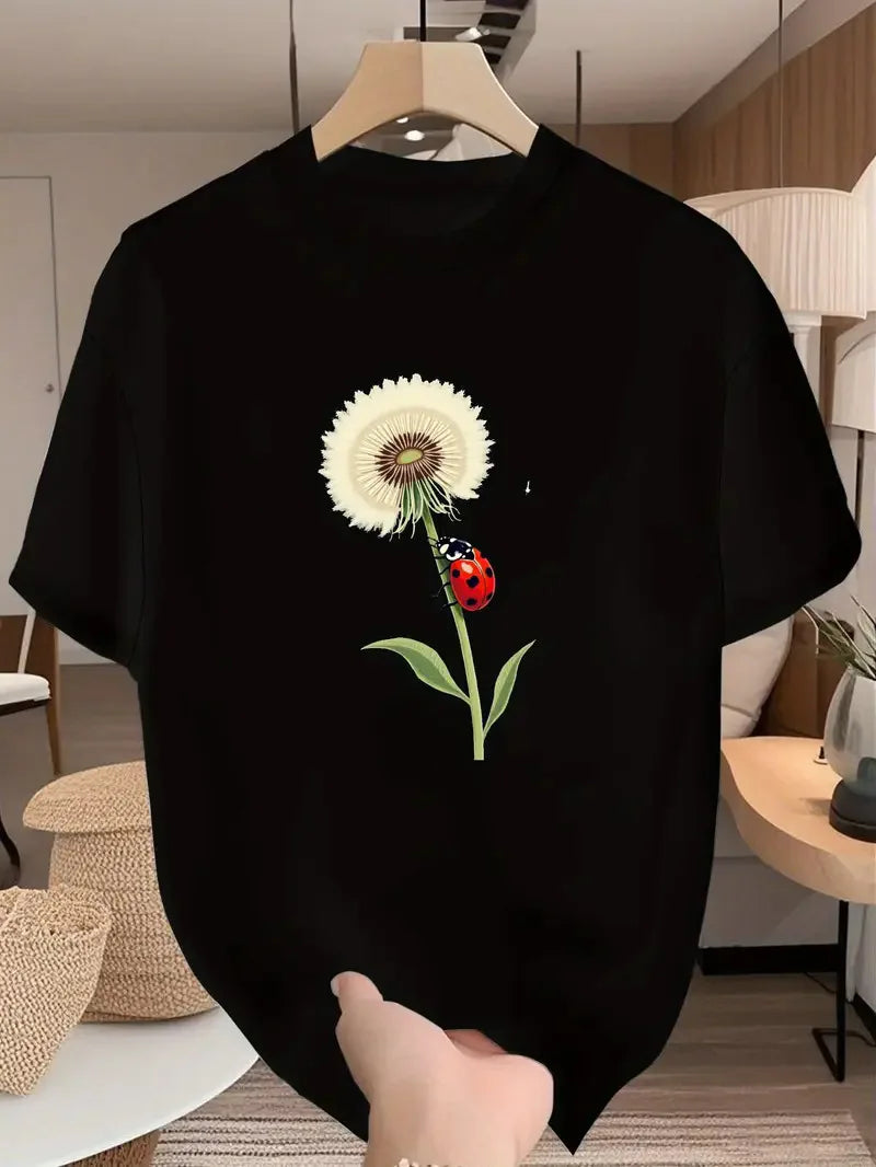 Cotton 100% A New Best-selling Short-sleeved T-shirt for Women&