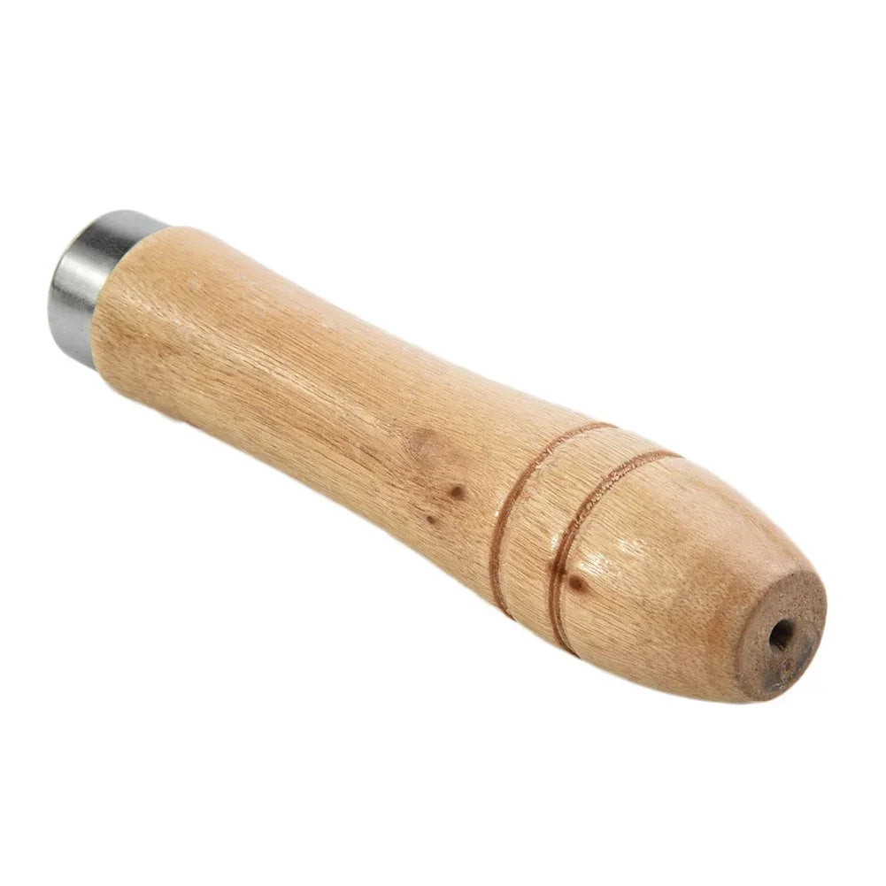 5PCS Wooden Files Handle Hand Tools Handle Wood Replacement Accessories Woodworking File Handle Screwdrivers Hand Drills Handles