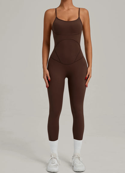 Padded One-Piece Yoga Clothes Sportswear Women&