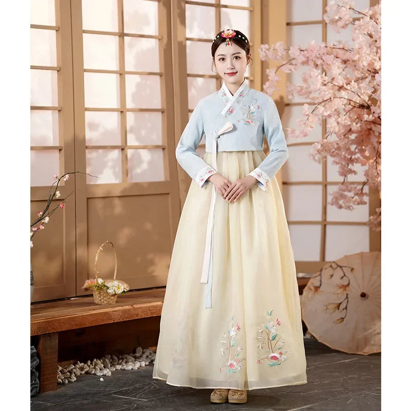 Hanbok for Women Korean Traditional Costume Minority Palace Performance Court Clothes Asian Ancient Costumes Party Hanbok Dress
