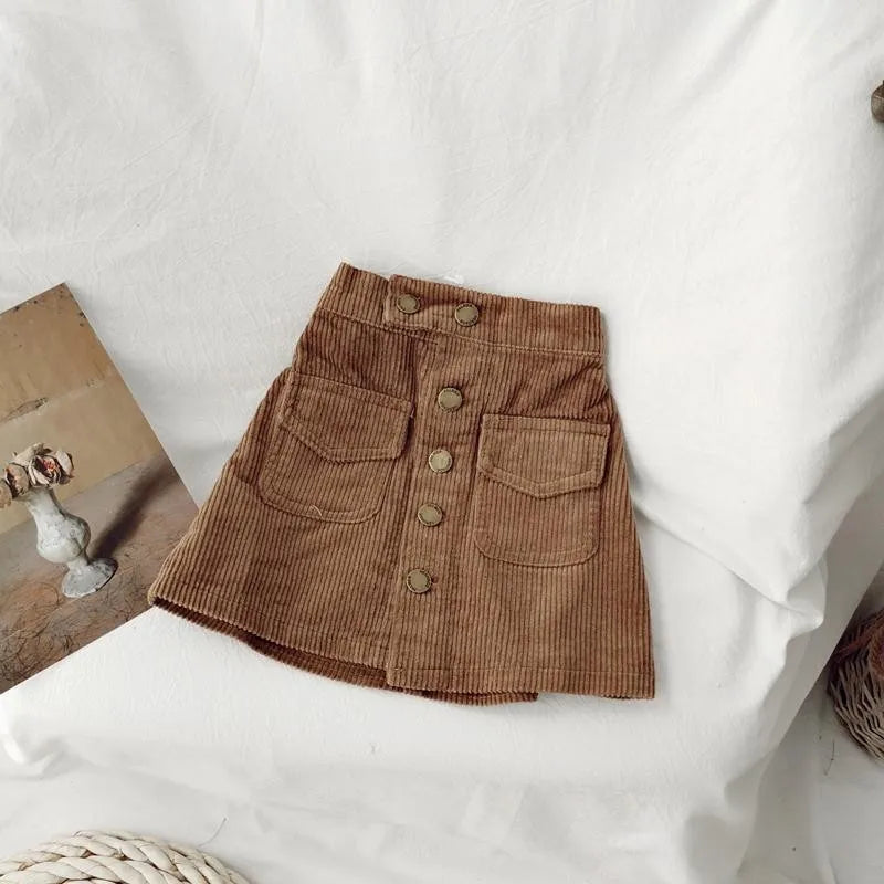Short Skirt for Kids Girls Spring and Autumn Women&