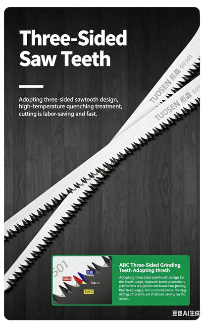 SK5 Flush Cut Saw Handheld Pruning Saw for Woodworking Tree Branch Trimming Sharp Swallowtail Saw Garden Forestry Tool