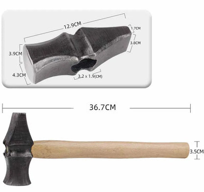Accessories for Hand-forged Tools with Wooden Handles for Household Use Portable Woodworking Professional Hand Tools Hammers