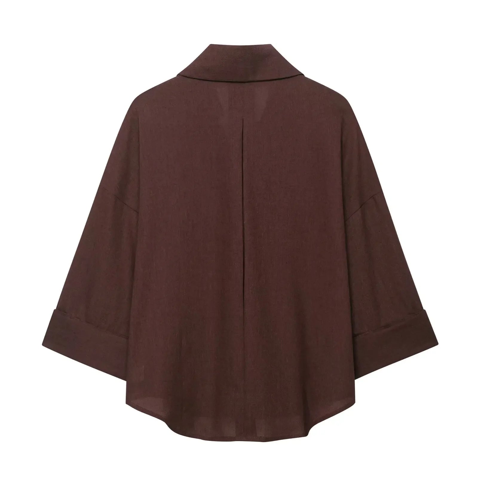 Spring Autumn Simple Linen Blend Long Sleeve Casual Shirt Summer Lapel Single Breasted Loose Chic Shirts Fashion Blouses Women