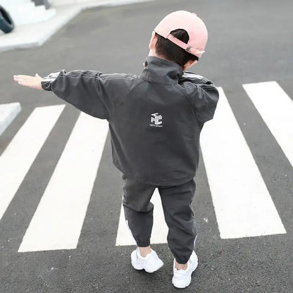 2023 Kids Clothes Boys Spring Autumn teenage Sports Suit Boys Set tracksuits Children Clothing Set 2pcs coat+Pants Causal
