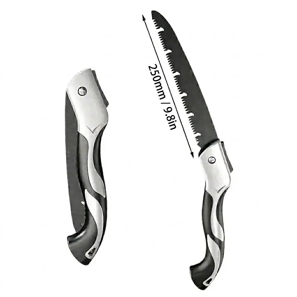 Folding Hand Saw, Multifunctional Outdoor Logging Woodworking Portable Saw, Garden Pruner for Tree Trimming, Gardening Tool