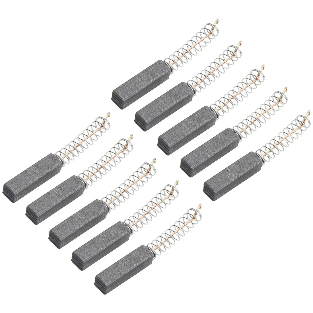 10pcs Carbon Brushes Replacement For Electric Motors Circular Saws Miter Saws Drills Hammer Drills Power Tool Access 20x5x5mm