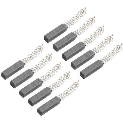 10pcs Carbon Brushes Replacement For Electric Motors Circular Saws Miter Saws Drills Hammer Drills Power Tool Access 20x5x5mm