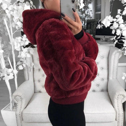 Hoodies Women Clothing Streetwear 2025 Autumn Winter Spring New Fashion Versatile Casual Solid Long Sleeves Coat for Female