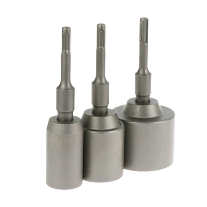 Forged Steel SDS-Plus Ground Rod Driver, Heavy Rotary Hammer Drills, T Post Drill Converter.