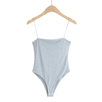 BRADELY MICHELLE 2022 Summer Women Rompers Slim Underwear Waist Camisole Sleeveless Tops Bodysuits Streetwear Jumpsuits