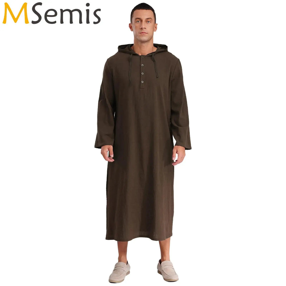 Islamic Kaftan Muslim Jubba Arabic  Thobe Men&