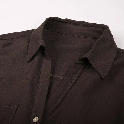 Linen Shirt Women&