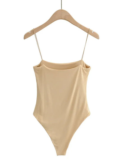 BRADELY MICHELLE 2022 Summer Women Rompers Slim Underwear Waist Camisole Sleeveless Tops Bodysuits Streetwear Jumpsuits