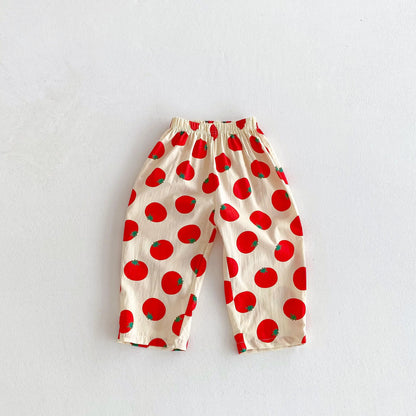 1-6 Year Old Kids Clothing Summer Thin Casual Trousers Fashion Korean Style Children Haren Pants Toddler Costume Child Long Pant