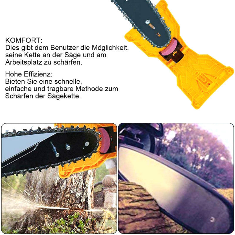 Chainsaw Teeth Sharpener Sharpens Saw Chain Sharpening Tool System Abrasive Tools Easy Sharp Fast Grinding for 14-20"