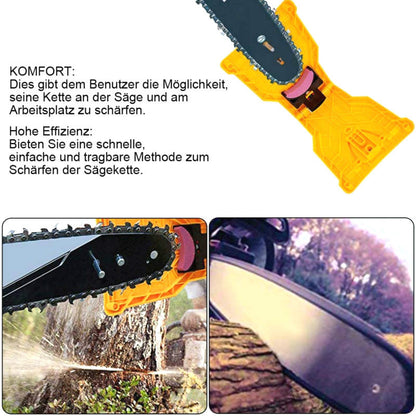 Chainsaw Teeth Sharpener Sharpens Saw Chain Sharpening Tool System Abrasive Tools Easy Sharp Fast Grinding for 14-20"