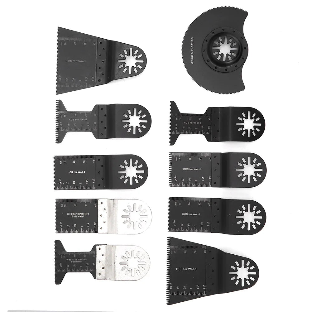 Saw Accessories  Oscillating Saw Blades Multifunctional Cutting Tool for Wood Plastic Soft Metal Wood Cutting Kit