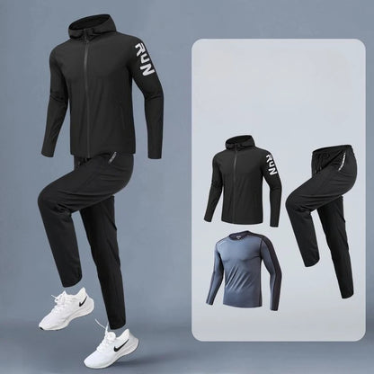 Sportswear Set for Men: Ideal for Running, Cycling, Fitness Training &amp; Gym Exercises - New in Men&