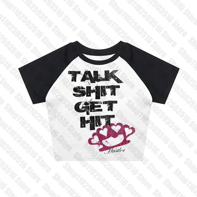 Crop Tops Y2k Vintage Top for Women 90s Vintage Clothes Women&
