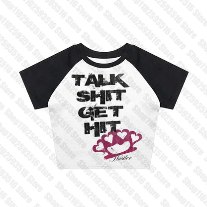 Crop Tops Y2k Vintage Top for Women 90s Vintage Clothes Women&