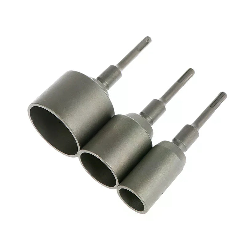 Forged Steel SDS-Plus Ground Rod Driver, Heavy Rotary Hammer Drills, T Post Drill Converter.