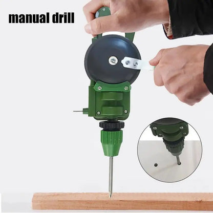 Powerful Manual Drill DIY Woodworking Hand Drill DIY Tool Hand Drill Woodworking Multifunctional  Manual Drill for Wood