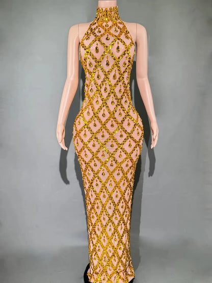 New Fashion Clothes for Women Versatile Long Gown Evening Dress Elegant Chic Vestido Luxury Dresses with Tassels