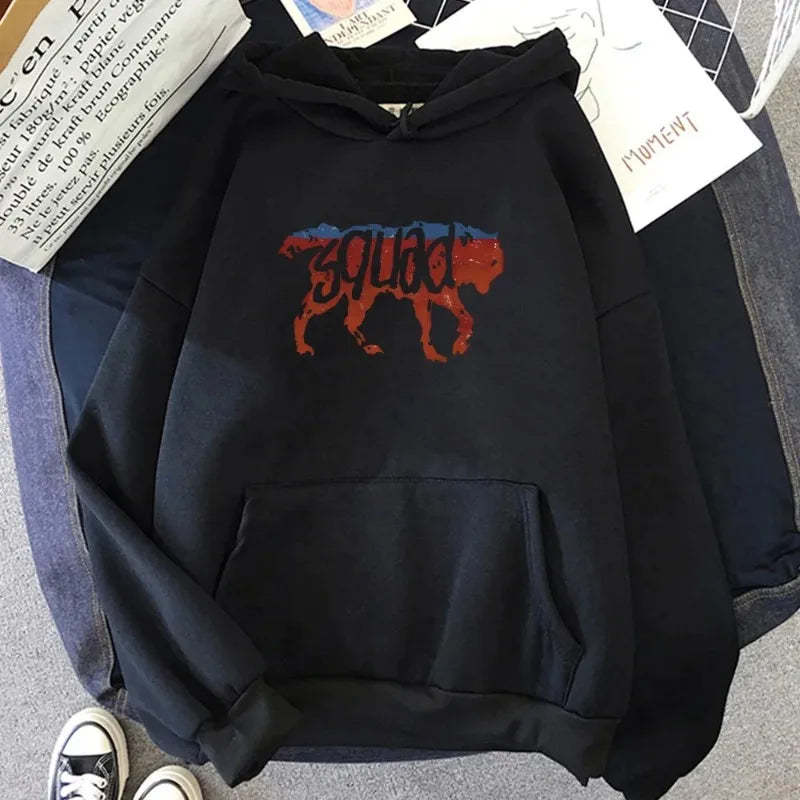 Hoodie for Autumn/Winter Soft Sweatshirt Women/men Aldult with Pocket Cartoon Clothing Moletom Casual Hoody