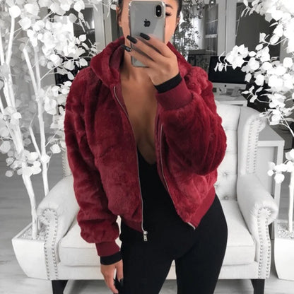 Hoodies Women Clothing Streetwear 2025 Autumn Winter Spring New Fashion Versatile Casual Solid Long Sleeves Coat for Female