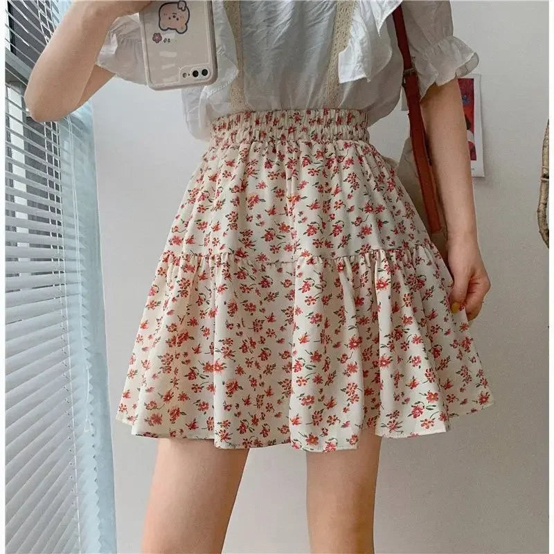 Short Mini Skirts For Women Korean Style Woman Skirt Chiffon Summer Offer Aesthetic Hot Harajuku Luxury Elegant Modest Stylish V