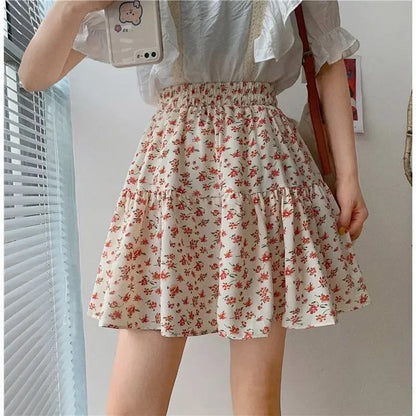 Short Mini Skirts For Women Korean Style Woman Skirt Chiffon Summer Offer Aesthetic Hot Harajuku Luxury Elegant Modest Stylish V