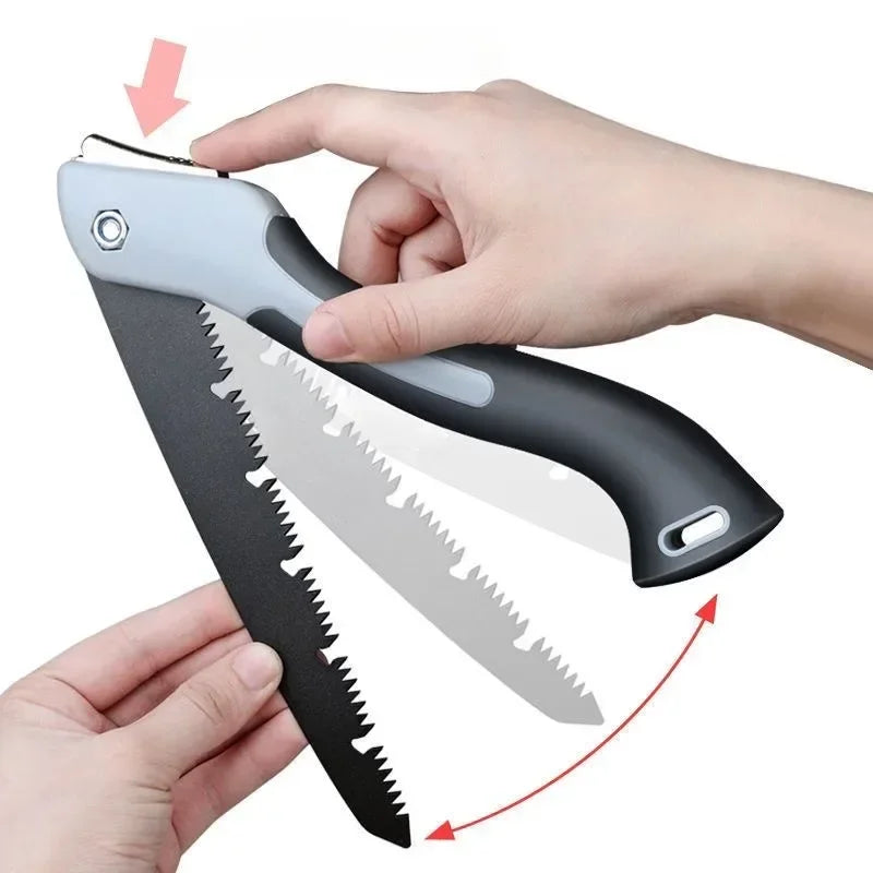 Woodworking Folding hacksaw Cutting Wood Sharp Camping Garden Prunch Saw Tree Chopper
