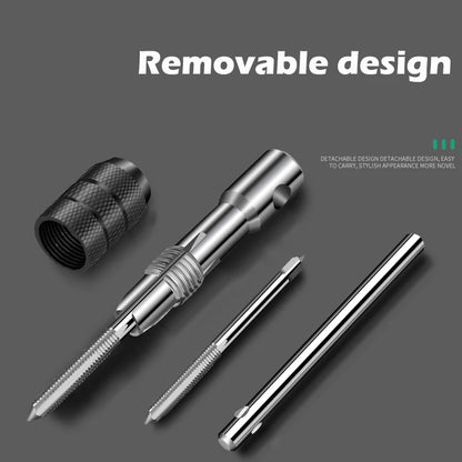 6/8 PCS Manual Tap Wrench Set HSS Right Tapping Drill Bit Thread Punching Tool External Thread Making Steel Screw Tab Hand Tools