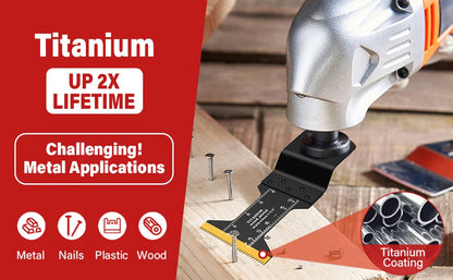 Cutting Metal,Steel Nails,Screws,Carbide Tooth Blade Oscillating Saw Blades 5pcs,Multitool Oscillating Tool Accessories