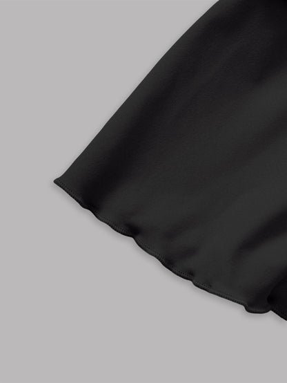 New Solid Color Skirt Women Summer Fashion Outdoor Versatile High Waist Slim Fit Elastic Waist Short Skirt Goods In Stock