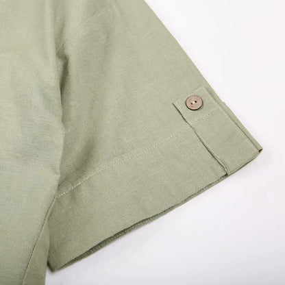 Linen Shirt Women&