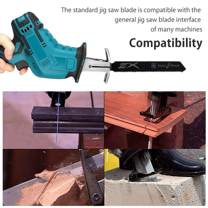 20 Pieces Jigsaw Blades Set T-Shaft HCS Assorted Jig Saw Blades for Wood Plastic and Metal Cutting for Black &amp; Decker Metabo