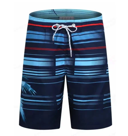 Sea Beach Casual Classic Stripe Beach Shorts For Men Loose Breathable Quick Dry Sport Board Short Summer Fashion New Short Pant