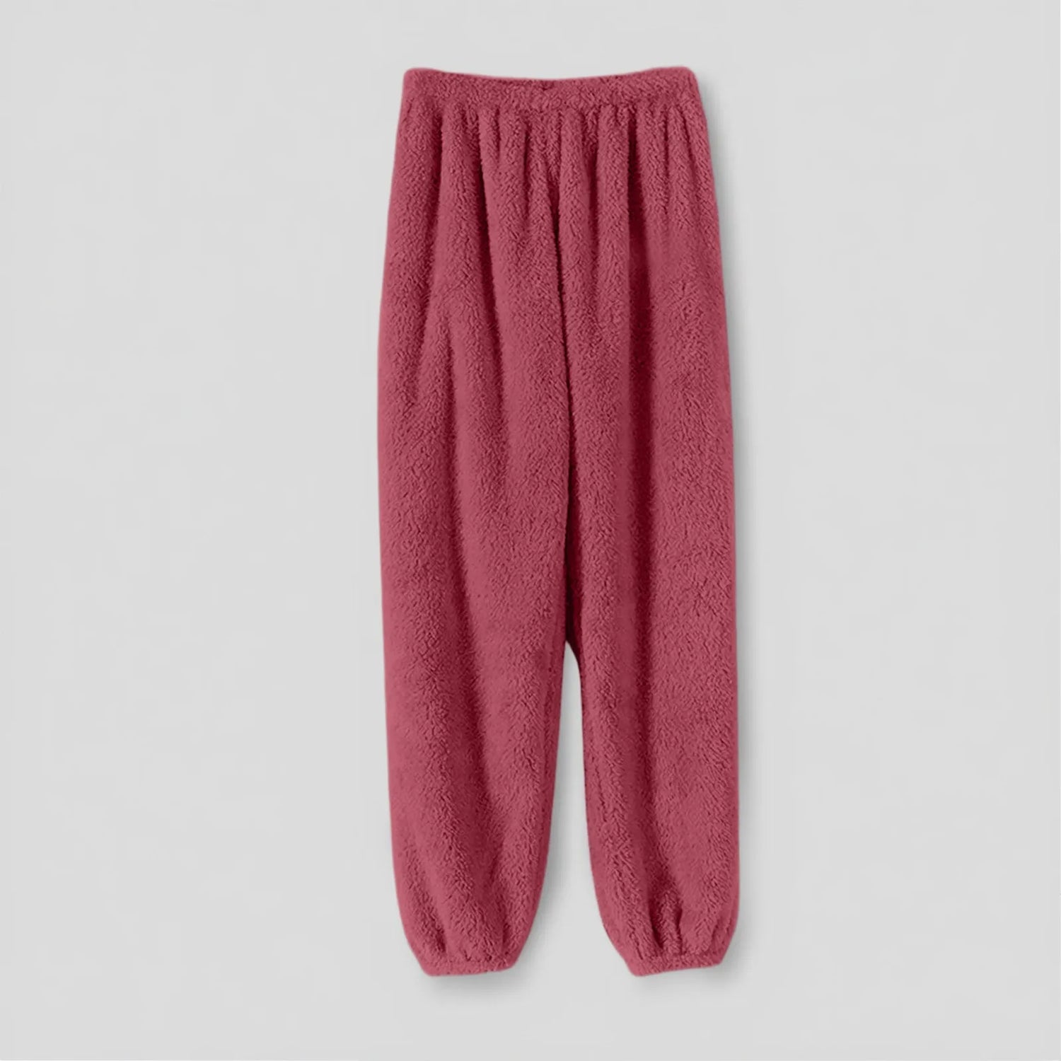Pajamas Pants For Women Warm Winter Solid Color Sleepwear Pyjamas Plush Pants Women Nightwear Fashionable Home Wear