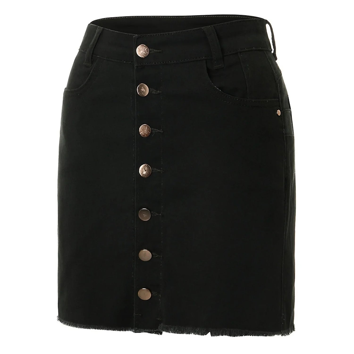 Jeans Skirt Women Shorts Comfortable Soft Breathable Denim Short Skirts Elastic Fashionable Hip Skirt Ruffle Table Skirt Female